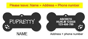 PawID Tag™ – Placa de Identificación Personalizada en Forma de Hueso