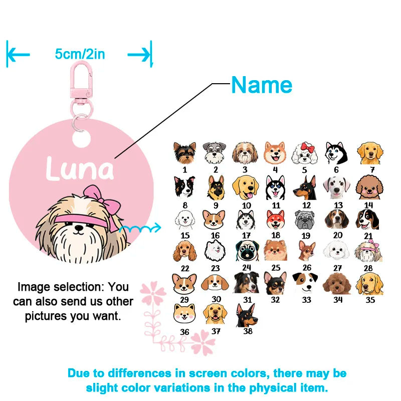 PawAvatar Tag™ – Placa de Identificación con Diseño Animado Personalizado