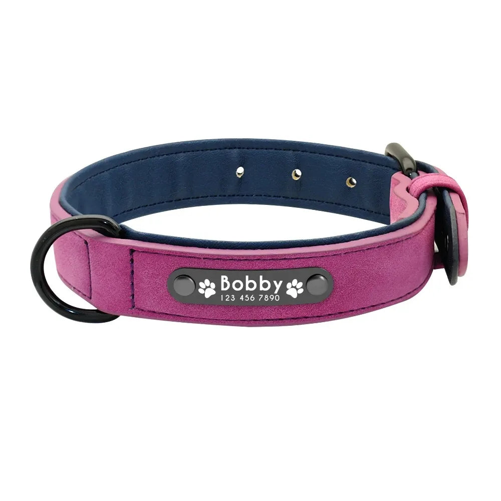 PetName™ – Collar Personalizado de Cuero para Perros