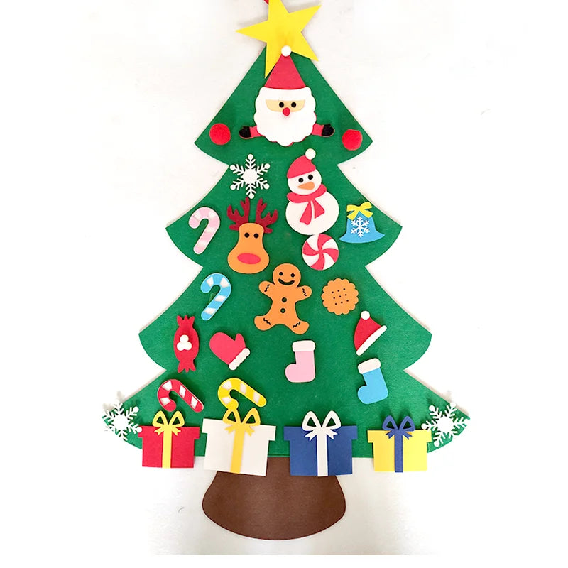 Árbol de Navidad de Fieltro Montessori