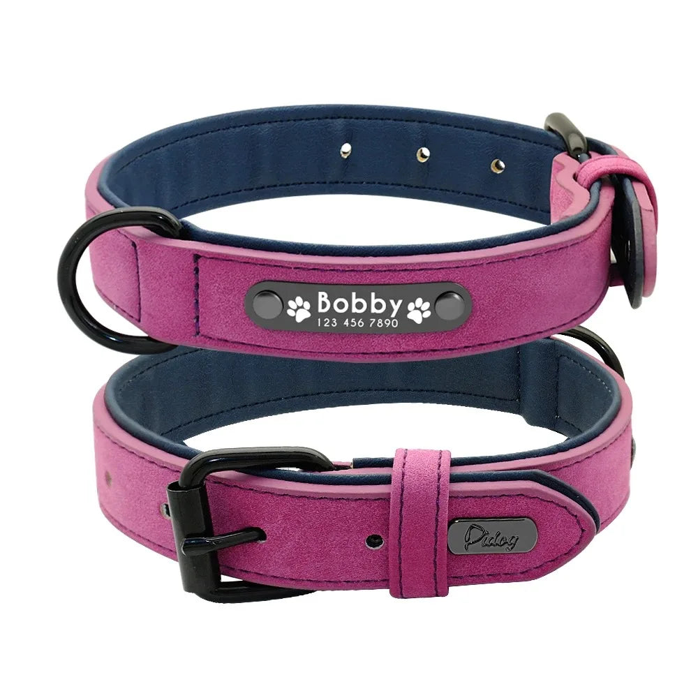 PetName™ – Collar Personalizado de Cuero para Perros