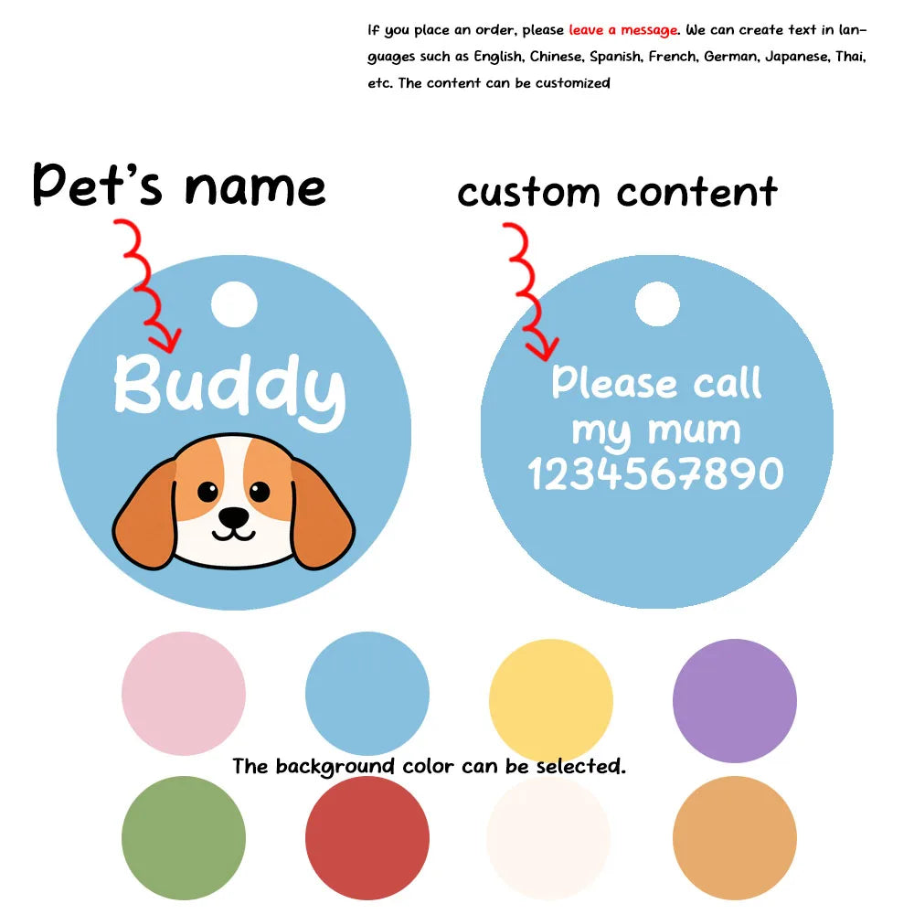 PawAvatar Tag™ – Placa de Identificación con Diseño Animado Personalizado