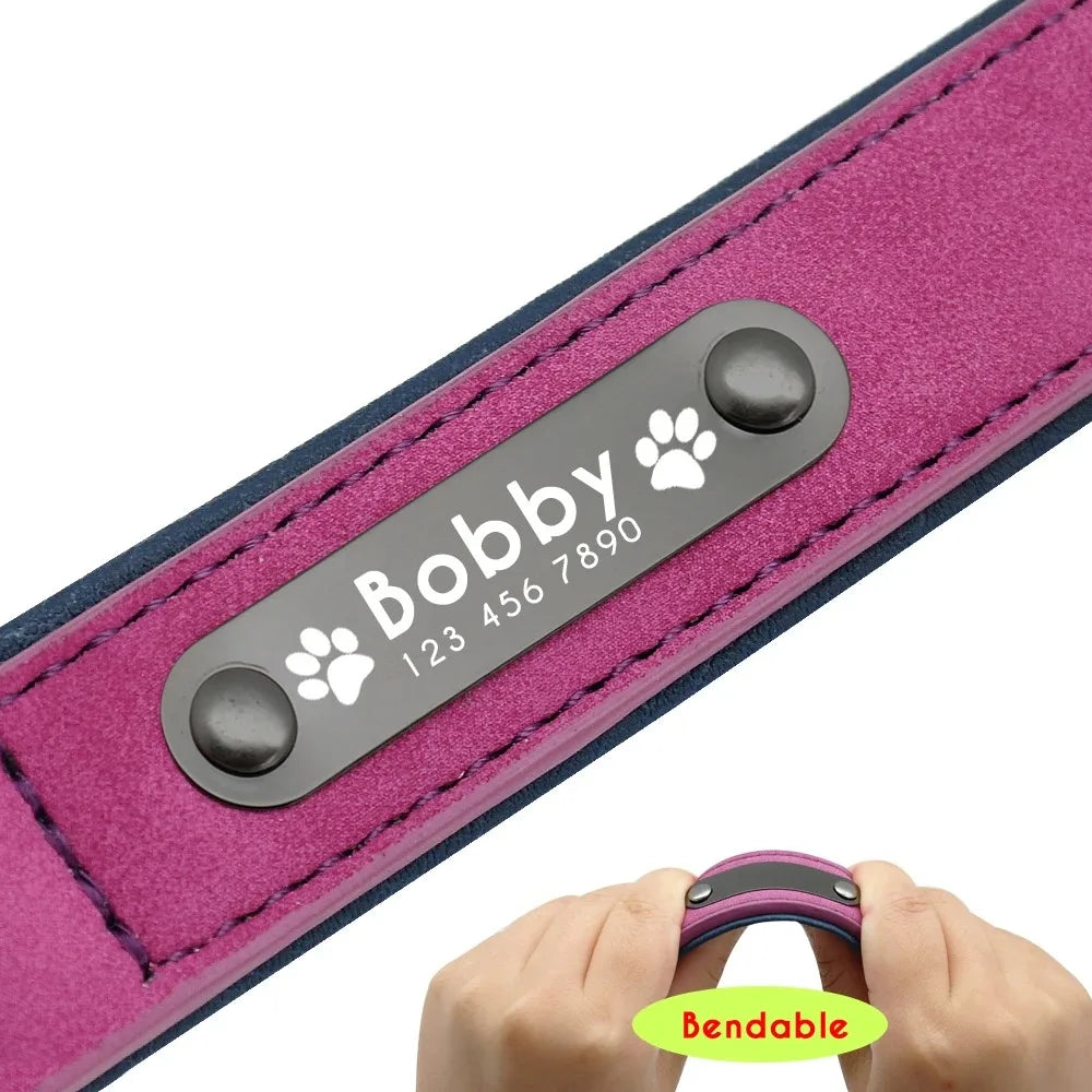 PetName™ – Collar Personalizado de Cuero para Perros