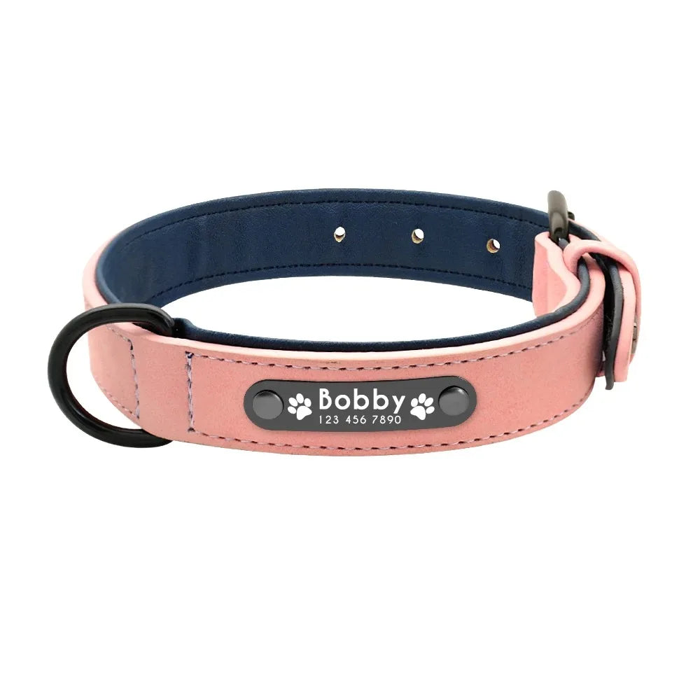 PetName™ – Collar Personalizado de Cuero para Perros