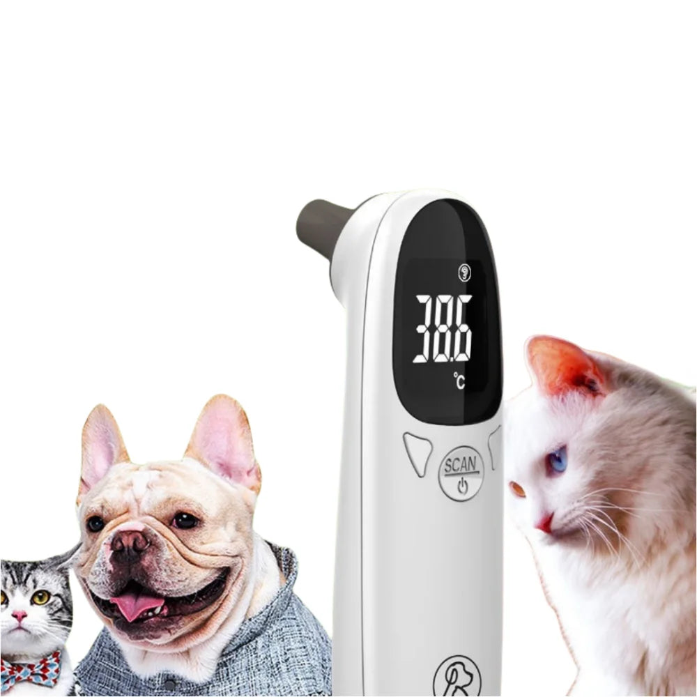 ThermoPet Pro™ – Termómetro Infrarrojo sin Contacto para Mascotas