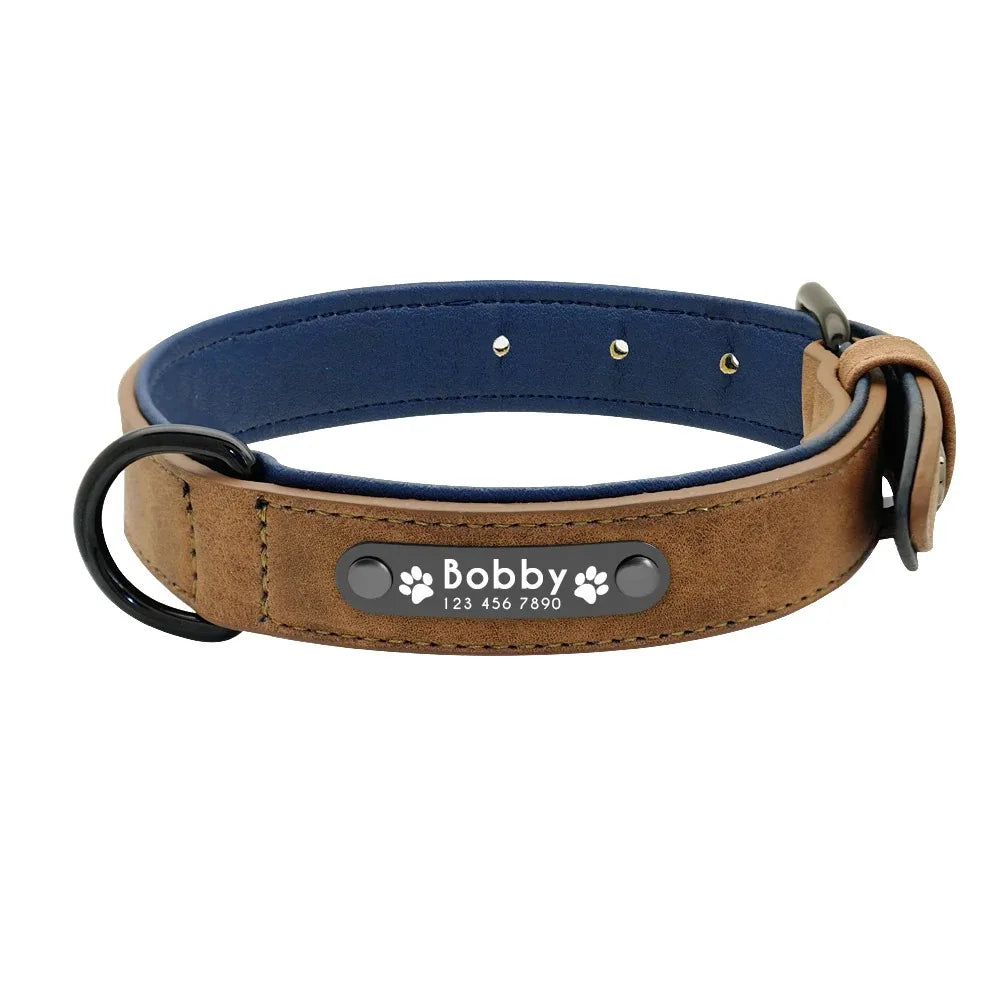 PetName™ – Collar Personalizado de Cuero para Perros
