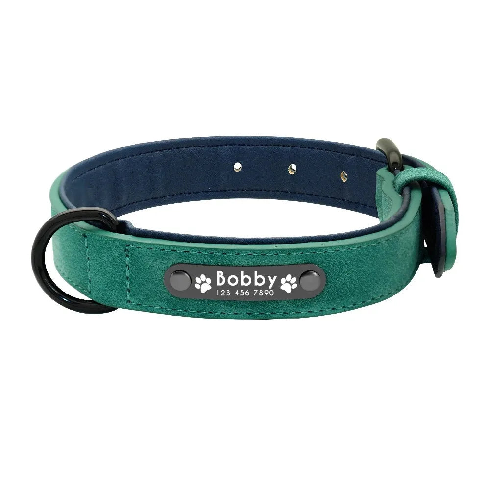 PetName™ – Collar Personalizado de Cuero para Perros