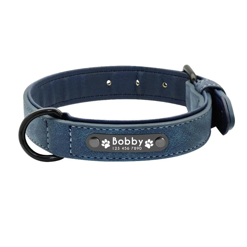 PetName™ – Collar Personalizado de Cuero para Perros