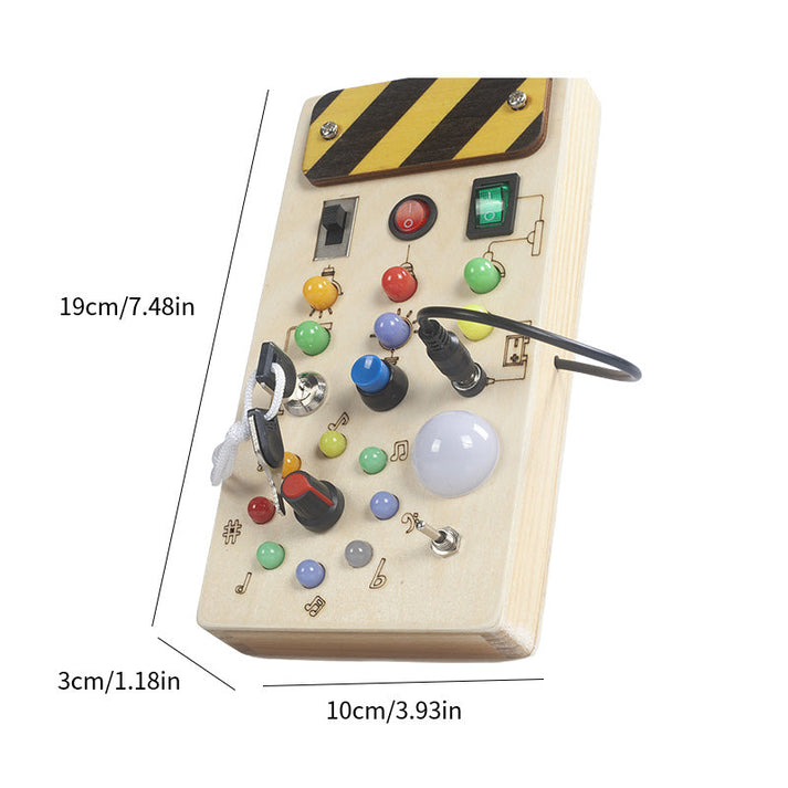 Montessori Panel™ – Das sensorische Holzbrett für kleine Entdecker