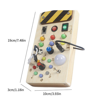 Montessori Panel™ – Das sensorische Holzbrett für kleine Entdecker