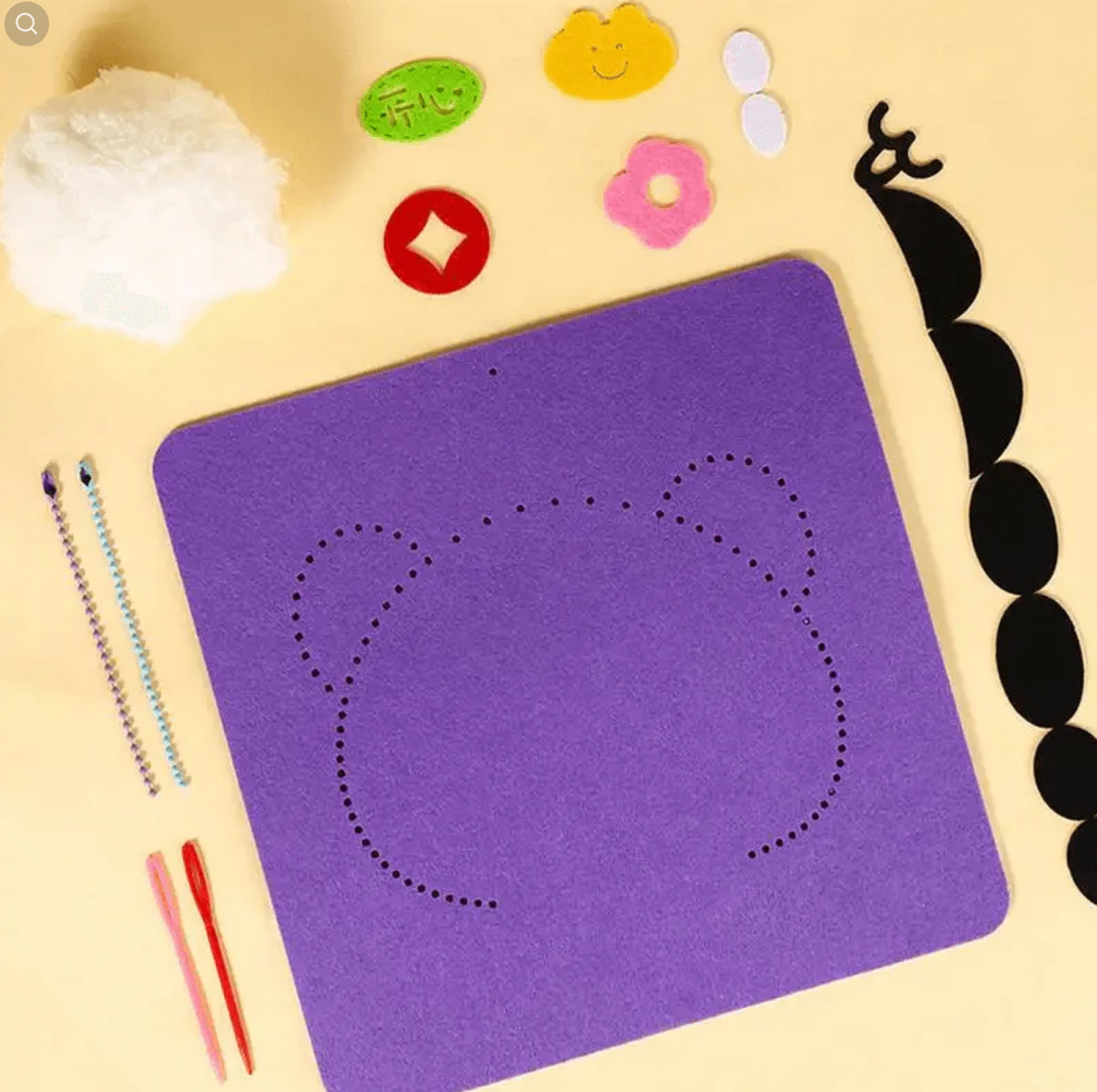 Kit de Bordado Infantil Animal