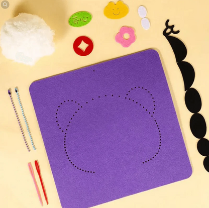 Kit de Bordado Infantil Animal