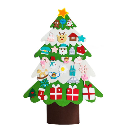Árbol de Navidad de Fieltro Montessori