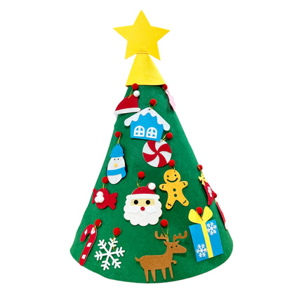 Árbol de Navidad de Fieltro Montessori