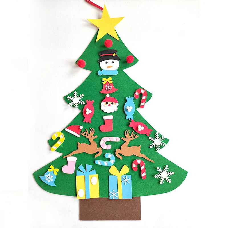 Árbol de Navidad de Fieltro Montessori