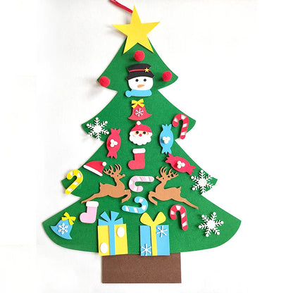 Árbol de Navidad de Fieltro Montessori