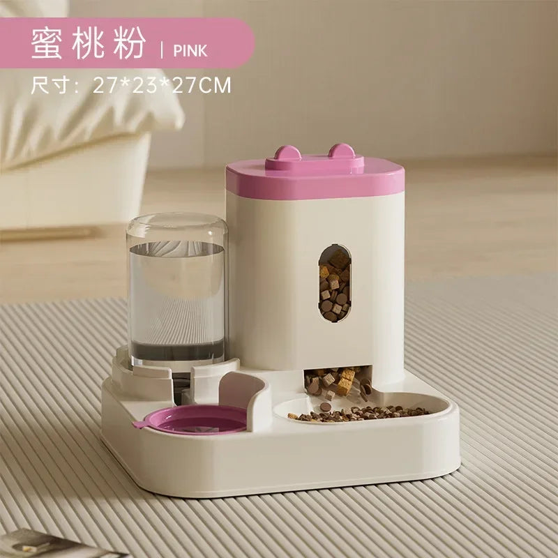 AutoFeed Duo™ – Dispensador Automático de Comida y Agua para Mascotas