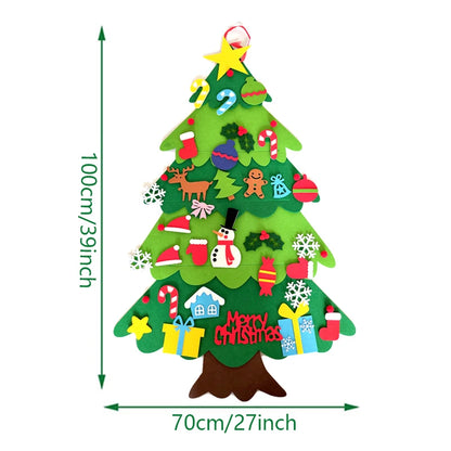 Árbol de Navidad de Fieltro Montessori