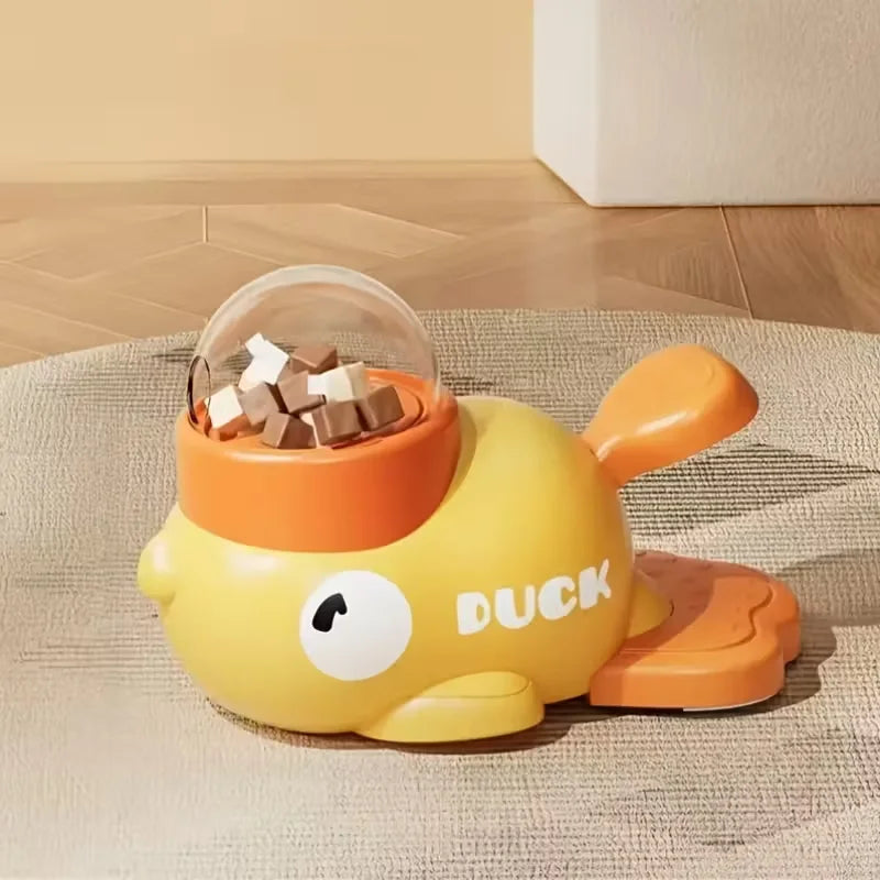 SnackDuck Feeder™ – Juguete Interactivo y Dispensador de Comida para Perros