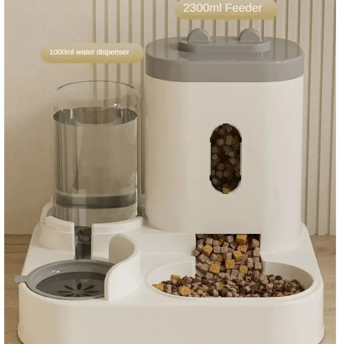AutoFeed Duo™ – Dispensador Automático de Comida y Agua para Mascotas
