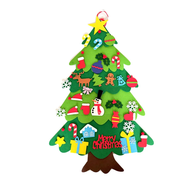 Árbol de Navidad de Fieltro Montessori